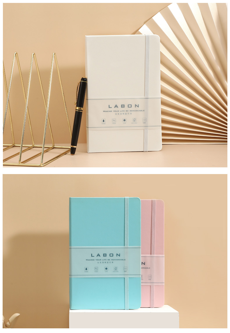 拉邦个人a5人造革纸套日记本文具定制印刷日记本防水笔记本 - buy pu