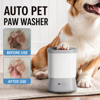 Lave-pattes électrique automatique de luxe LOVEPET – Nettoyeur intelligent pour pattes de chien, en forme de tasse, pour salle de bain intérieure, en PP, pour toilettage et nettoyage