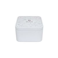 Boîte en métal carrée imprimée de qualité alimentaire pour bonbons et biscuits, vente en gros, directement de l'usine du Guangdong