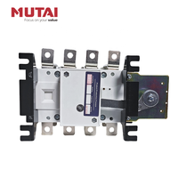 Interrupteur de transfert électrique manuel MUTAI 100A 160A 200A 250A 400A 630A 800A 1000A 3200A MTS 3P 4P 3 phases