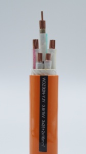 <span class=keywords><strong>Cable</strong></span> de Cobre Aislado XLPE de Baja Emisión de Humo y Cero Halógenos, 0.6/1kV 3x25+2x16mm, WDZB2N-YJY LSZH, Retardante de Llama, para Uso Industrial Aéreo - Product Image 3