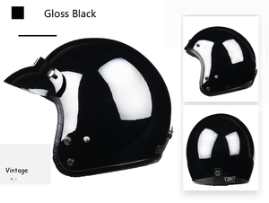 Casque de Moto visage ouvert, certifié Ece, Chopper <span class=keywords><strong>3</strong></span>/4, Vintage, pour hommes et femmes - Product Image 2