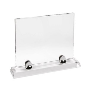 Placa de Vidrio de 180x150 mm con Base para Exhibidores - Product Image 1
