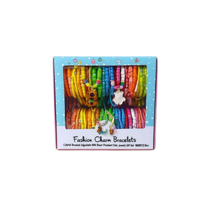 Pulseras de Moda con Dijes Coloridos, Ajustables, con Colgante de Oso, Set de Joyería Infantil, Caja de 1800 Piezas - Product Image 1