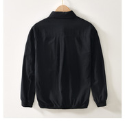 Veste Chemise Décontractée Homme Style Japonais Rétro OEM, Écologique, Respirante, Imperméable, Couleur Unie, Coupe Ample, pour l'Automne