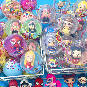 Sıcak 75mm çoklu renk Mini kapsül oyuncak PVC Anime figürü otomat Gashapon kapsül oyuncaklar pençe makinesi için uygun - Product Image 3