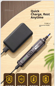 Kit perceuse et tournevis multifonctionnel compact sans fil rechargeable au lithium-ion pour usage domestique, tournevis électrique - Product Image 5