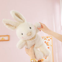 Cadeau de Pâques, lapin en peluche animé, jouet pour bébés, enfants, garçons, filles, lapin de Pâques exclusif, jouets en peluche