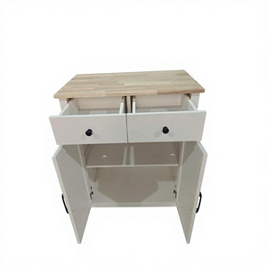 <span class=keywords><strong>Buffet</strong></span> avec 2 tiroirs et 2 portes, <span class=keywords><strong>meuble</strong></span> de rangement pour café, armoire de <span class=keywords><strong>cuisine</strong></span> avec étagère réglable - Product Image 2