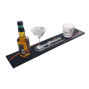 Personalized PVC Silicone <b>Bar</b> Runner Rubber <b>Bar</b> <b>Mat</b> Spill Proof Beer Drip Tray Pub Rail <b>Mat</b> Non Slip Service <b>Mat</b> Pad - Product Image 1