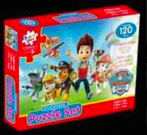 ชุดตัวต่อพาวพาโทรล 120 ชิ้น จิ๊กซอว์กระดาษสำหรับเด็กอายุ 5 7 ปี ของเล่นการ์ตูน พิมพ์สีเต็มรูปแบบ เคลือบด้าน - Product Image 3