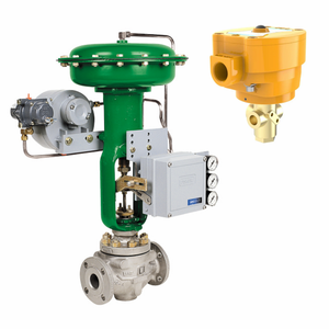 Vanne solénoïde série JHJ JQ, 3 voies, 2 positions, à action directe, compatible avec les vannes de régulation Fisher, Masoneilan, Samson - Product Image 1