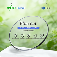 Lentilles optiques monofocales bicomposées WDO Source Factory 1.56 1.61 1.67 1.74 à indice élevé UV420 anti-lumière bleue, diamètre 75 mm pour lunettes