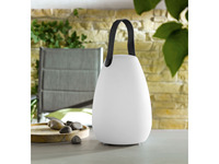 Lanterne cylindrique LED RGB rechargeable portable avec plastique pour une utilisation en intérieur et en extérieur dans les hôtels Lampe de table étanche