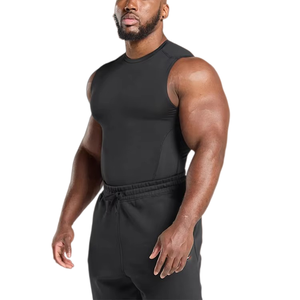 <span class=keywords><strong>Camiseta</strong></span> Deportiva Personalizada <span class=keywords><strong>de</strong></span> Verano para Hombre, Cuello Redondo, Diseño Personalizado con Logotipo, <span class=keywords><strong>Camiseta</strong></span> sin Mangas para Gimnasio y Fitness - Product Image 1