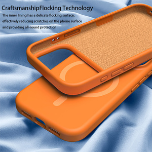 <span class=keywords><strong>เคส</strong></span>โทรศัพท์ซิลิโคนเหลวแท้ ดีไซน์ใหม่ ป้องกันแรงกระแทก พร้อมปุ่มปิดกล้อง สำหรับ iPhone 17 17 Pro 17 Pro Max - Product Image 4