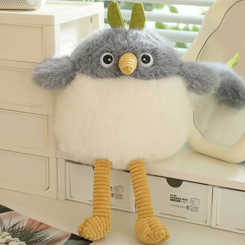 Mainan boneka hewan desain baru burung lucu