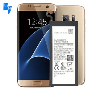 Samsung S7 kenar Secondary gerçek kapasite Li-ion pil mAh EB-BG935ABE V için orijinal ikincil 3600 3.85