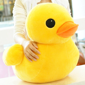 Popular suave Kawaii lindo Plushie <span class=keywords><strong>Animal</strong></span> relleno amarillo pato gordo almohada de felpa suave juguetes para niños - Product Image 4