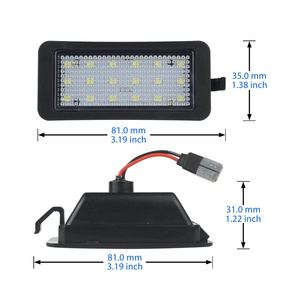 1S0 943 021 6J0943021A 6J0 943 021 a 6J0943021 Éclairage de plaque d'immatriculation LED pour VW up 11-23 Skoda <span class=keywords><strong>Citigo</strong></span> <span class=keywords><strong>E</strong></span> IV 2011-2020 - Product Image 4