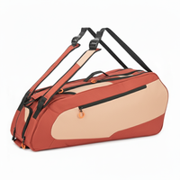 Sac à dos personnalisé pour raquettes de tennis et de badminton, grande capacité, avec fermeture éclair, en polyester imperméable, fabricant OEM ODM