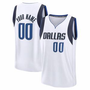 Venta al por mayor <span class=keywords><strong>de</strong></span> alta calidad barato <span class=keywords><strong>baloncesto</strong></span> americano cosido impreso Jersey Venta caliente NBaing Dallas todos los jugadores ropa deportiva <span class=keywords><strong>camisetas</strong></span> - Product Image 3