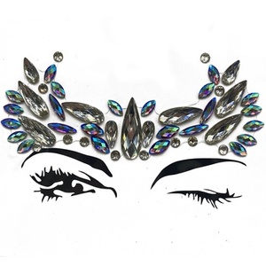 Nouveau Festival temporaire fête paillettes <span class=keywords><strong>visage</strong></span> tatouage autocollant auto-adhésif maquillage pour embellir la décoration du <span class=keywords><strong>visage</strong></span> en papier - Product Image 3
