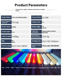 Nhà Máy Bán Hàng Trực Tiếp Hand Stick Ánh Sáng Điều Khiển Từ Xa RGB LED Video Wand 25W + 3000K-6500K RGB 16800MAh Pin Studio Stick Ánh Sáng - Product Image 6