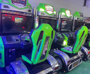 32 LCD Driving <b>Gaming</b> Car Racing Outrun Arcade Video Games Machine Machine Motion Racing - Product Image 6