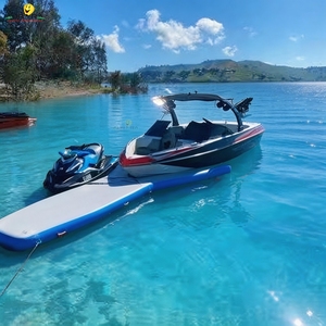 Plateforme flottante gonflable en forme <span class=keywords><strong>de</strong></span> V pour jet ski, portable et légère - Product Image 1