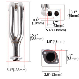 Colector de Escape de Acero Inoxidable LK de Alto Rendimiento para Honda Civic 02-05, Sistema de Escape para Automóvil con Juntas - Product Image 2