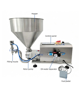 Machine de remplissage semi-automatique à pompe lobulée pour shampoing, crème, lubrifiant, huile, beurre de cacahuète, pâte de soja, sauce, confiture, miel, ketchup