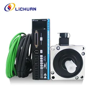 Lichuan 1.2KW 220V AC servomotori 4Nm 3000rpm Driver per macchina confezionatrice Laser CNC 110 m04030b + LC30P