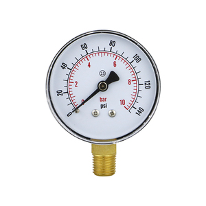 OEM 2.5% độ chính xác cao kiểm tra đồng hồ đo áp suất dầu khí đo áp suất nước 10bar áp kế không khí - Product Image 2