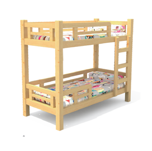 Doppio-strato di vantaggio di prezzo a buon mercato di scuola materna per bambini in legno letto - Product Image 1
