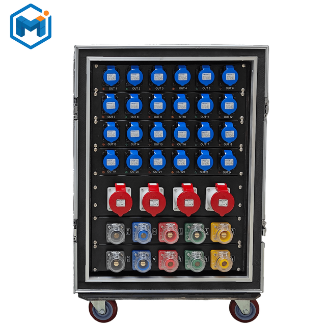 Manchange New Style Stage DJ Equipment Lighting Waterproof Aluminium Alloy Shell Electrical Power Distribution Box Three-phase