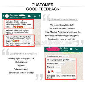 L117 tùy chỉnh mới phổ biến nhãn hiệu riêng long lanh không thấm nước Eyeshadow Palette - Product Image 5