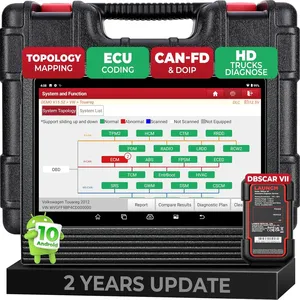 LAUNCH X431 PRO3 V+ 5.0 Scanner de diagnostic automobile, outil de diagnostic OBD2 complet avec contrôle bidirectionnel et codage ECU - Product Image 1