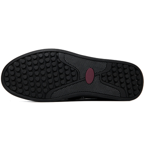 Mocassins décontractés italiens noirs en cuir de haute qualité pour hommes chaussures à enfiler à semelle souple pour hommes chaussures <span class=keywords><strong>bateau</strong></span> de fête - Product Image 4