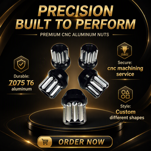 Piezas CNC <span class=keywords><strong>de</strong></span> precisión personalizadas M12x1.5 Acorn Black Machined Billet 7075 Aluminio 12 pt Lug Nuts - Product Image 1