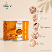 Cire dépilatoire douce 400g sous marque privée, en boîte de 14oz, professionnelle pour salon, visage, jambes, corps, maillot de bain