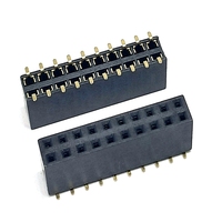 Prise femelle SMD Type équivalent à Pcb 2.54mm Pitch 20 broches Double rangée fabricant de connecteurs