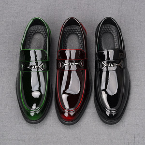 <span class=keywords><strong>Scarpe</strong></span> da Uomo per Lavoro, Affari, Hotel, Moda, Outdoor, in Vera Pelle Nera, Suola Spessa, <span class=keywords><strong>Scarpe</strong></span> in Pelle Marrone da <span class=keywords><strong>Sposo</strong></span> - Product Image 4