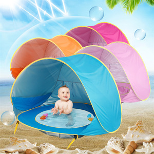 <span class=keywords><strong>Tente</strong></span> de plage pour bébé <span class=keywords><strong>Tente</strong></span> Pop up Pare-soleil Piscine Protection <span class=keywords><strong>UV</strong></span> Abri Extérieur Pliant Portable Auvent <span class=keywords><strong>Tente</strong></span> pour bébé pour la plage - Product Image 2