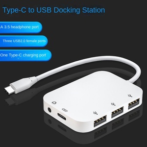 Werkseitiger USB-Hub USB 2.0 <span class=keywords><strong>USBHUB</strong></span>-Hub-Splitter aus Aluminium legierung kann OTG One-to-Four-Schnell lade funktion für Mobiltelefone mit Strom versorgen - Product Image 3