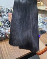 Lot de Cheveux Humains Lisses Naturels SDD, Cheveux Vierges Noirs Naturels, 100% Cheveux Humains Non Traités