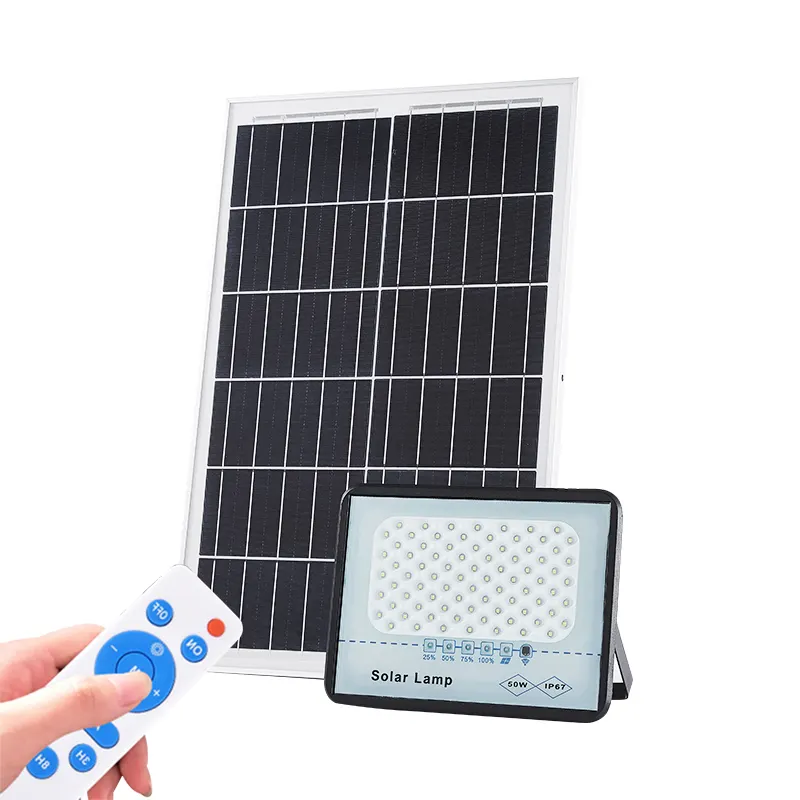 Solar 50W 100W 200W 300W Led Flood Light China Manufacturers Solar Outdoor Lamp With Remote Control