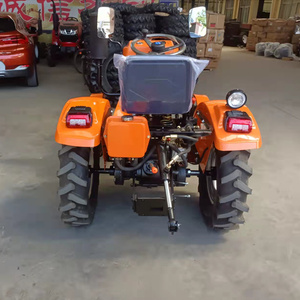 Mini Tractor de 12hp 15HP para granja pequeña 4x4 Tractor compacto articulado agrícola Tiller Hoe - Product Image 4