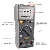 High Precision Portable Autorange Ohm Voltmeter Multitester Mini Electric Digital Multimeters for Sale