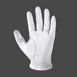 Gants de <span class=keywords><strong>golf</strong></span> OEM en cuir de mouton souple indonésien Cabretta pour adultes, respirants, main gauche, vente en gros, logo personnalisé pour le sport - Product Image 2